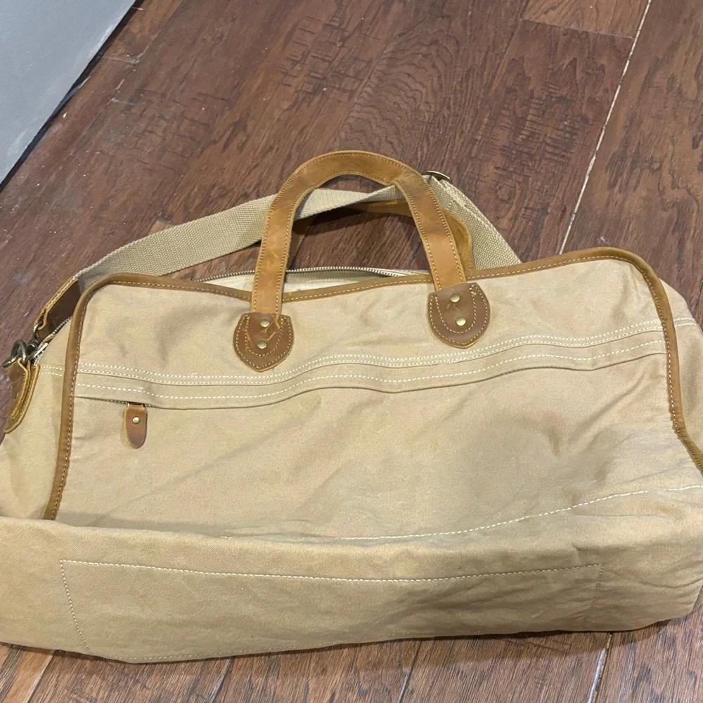 TSD Weekender Tan and Brown Men's Bag